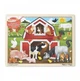 Деревянные пазлы в рамке Ферма 24 элемента Melissa & Doug - изображение 3