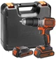 Akumulatorowa wiertarko-wkrętarka Black+Decker BL188KB (5035048653364) - obraz 1