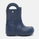 Детские резиновые сапоги для мальчика Crocs Handle Rain Boot Kids 12803-410 24-25 (C8) Navy (0191448182738) - изображение 1