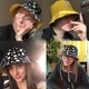 Панама двостороння бавовняна сонцезахисна складна жовта з ромашками - изображение 8