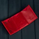 Миниатюрный кожаный женский кошелек Kafa 610-A красный - изображение 3