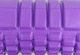 Массажный ролик EasyFit Grid Roller v2.1 45 см фиолетовый (ролик-валик для МФР и йоги, массажер для спины, ног, рук, шеи) - изображение 2