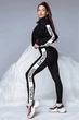 Лосины TLG14 Totalfit M Черно-белый (06399567) - зображення 3