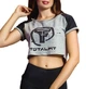 Кроп-топ Totalfit B4 M Серо-черный (06399196) - изображение 1