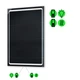 LED-зеркало 80x100см, с подогревом и двумя механическими включателями, модель Emma (Emma156) - изображение 1