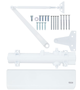 Дотягувач накладний RYOBI D-4550 White UNIV_ARM до 200кг (RY27000005208) - зображення 4