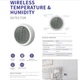 Умный датчик температуры и влажности воздуха термогигрометр Haozee ZigBee Temperature And Humidity Sensor приложение Tuya (ZM102SW) - изображение 6