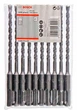 Ударний бур Bosch Professional SDS-Plus-1, 8х100х160 мм, 10 шт (2608579123) - зображення 2