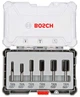 Набор пазовых фрез Bosch 8 мм, 6 шт (2607017466) - изображение 1