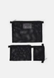 Косметичка органайзер Arket Mesh Travel Organisers (3шт.) 451008-526 black - зображення 6