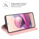 Чехол Taba Retro-Skin для Xiaomi Poco M5s книжка кожа PU с визитницей розовый - изображение 3