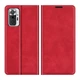 Чехол Taba Retro-Skin для Xiaomi Redmi Note 10 Pro книжка кожа PU с визитницей красный - изображение 3