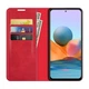 Чехол Taba Retro-Skin для Xiaomi Redmi Note 10 Pro книжка кожа PU с визитницей красный - изображение 4