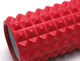 Массажный ролик EasyFit Grid Roller v2.2 45 см красный (роллер, валик, цилиндр для йоги, пилатеса и массажа) - изображение 2