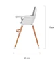 Стульчик для кормления 2 в 1 Kinderkraft Fini Gray (KKKFINIGRY0000) - изображение 11