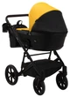 Коляска 2 в 1 Bair Kiwi кожа 100% BK-63/15 желтый - черный - зображення 5