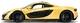Машинка Rastar McLaren P1 GTR 1:14 Жовта (4540025) - зображення 3