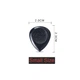 Медиатор Alice AP-JMSmall 1.00 mm Durable Clear PC (комплект 6 шт) - изображение 2