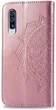 Чехол Vintage для Samsung A50 2019 / A505F книжка кожа PU с визитницей розовый - изображение 3