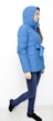 Женский пуховик MISS SUN MSD-P305 цвет бирюзовый 2XL - изображение 4