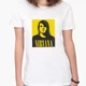 Футболка жіноча Курт Кобейн Нірвана (Kurt Cobain Nirvana) (8976-2970-7) M Біла - зображення 4