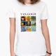 Футболка женская Винсент Ван Гог Картины (Vincent van Gogh Paintings) (8976-2960-8) L Белая - изображение 1