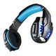 Навушники ігрові Kotion Each G9000 з підсвічуванням дротові 2м Black/Blue - зображення 5