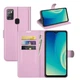 Чехол IETP для ZTE Blade A7S 2020 / A7020 книжка кожа PU с визитницей розовый - изображение 2