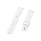 Силіконовий ремінець BeCover для Samsung Galaxy (20mm)/Watch 5/ Watch 4 40/44mm/Watch 4 Classic 42mm/Watch Active/Active 2 40/44mm/Watch 3 41mm/Gear S2/Classic/Gear Sport White (706177) - зображення 3