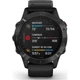 Смарт-часы Garmin Fenix 6 Pro Sapphire Black with Black Band (010-02158-02); 1.3" (260x260) MIP / 32 ГБ встроенной / Bluetooth / Wi-Fi, GPS, GLONASS, Galileo, NFC / до 14 дней / 10 ATM / 47 х 47 х 14.7 мм, 83 г / черный - изображение 7