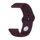 Силиконовый ремешок BeCover для Samsung Galaxy Watch 42mm/Watch Active/Active 2 40/44mm/Watch 3 41mm/Gear S2 Classic/Gear Sport Purple-Wine (706178) - изображение 2