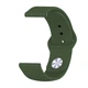 Силиконовый ремешок BeCover для Samsung Galaxy Watch 46mm/Watch 3 45mm/Gear S3 Classic/Gear S3 Frontier Green (706327) - изображение 2