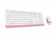 Комплект (клавиатура, мышь) A4Tech F1010 White/Pink USB - изображение 4