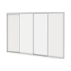 Шафа-купе Виват — 4 двері (ДІМ) Дзеркало-Білий 350x60x240 - зображення 1