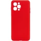 Силиконовый чехол Candy Full Camera для Apple iPhone 12 Pro (6.1") Красный / Red Без бренда - изображение 1