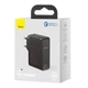 Блок питания Baseus GaN2 100W Quick Charge 5.0 |1xType-C, QC/PD, 5A| + кабель USB-C 100W для MacBook/Huawei/Samsung/Asus/Google/Lenovo black - изображение 4