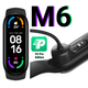Цветной смарт фитнес - браслет M3S Smart Band 3 пульсометр тонометр IP67 - зображення 1