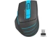 Мышь беспроводная A4Tech FG30 Black/Blue USB - изображение 1