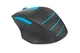 Мышь беспроводная A4Tech FG30 Black/Blue USB - изображение 2