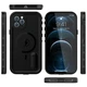 Водонепроникний чохол Shellbox DOT Solid чорний для iPhone 12 Pro Max - зображення 4