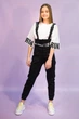 Полукомбинезон A-yugi Jeans 158 см Черный (2125000689081) - изображение 3