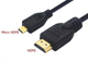 Кабель microHDMI-HDMI для Raspberry Pi 1.5М чорн (RA557) - изображение 3