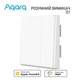 Вимикач 3-клавіші Aqara D1 Zigbee Wall Switch Apple HomeKit (без нульової лінії, QBKG25LM) - зображення 1