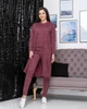 Прогулянковий костюм з ангори Fashion Girl "Roland" 46-48 бордовий - зображення 1