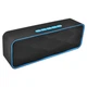 Bluetooth-колонка UKC SC-211 c функцією speakerphone і радіо (чорний з голубим) - зображення 1