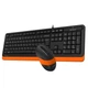 Комплект A4Tech F1010 Orange - изображение 4
