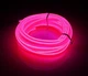 Гибкий светодиодный неон LTL Розовый Neon Glow Light Pink - 3 метра ленты на батарейках 2 AA - изображение 1