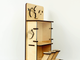 Кормушка для белок Lucky Wood из фанеры в оригинальной форме 32х16х12 (2320) - изображение 1