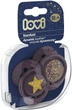 Пустышка силиконовая динамическая Lovi Stardust Фиолетовая 18+ месяцев 2 шт (22/895_violet) - изображение 1