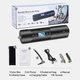 Компрессор универсальный Air Compressor, Power Bank, LED-фонарик, 3000 mAh Насос для автомобилей, мячей,велосипедов (Черный) - изображение 7